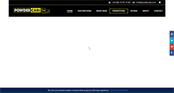 Desktop Screenshot of powdercab.com